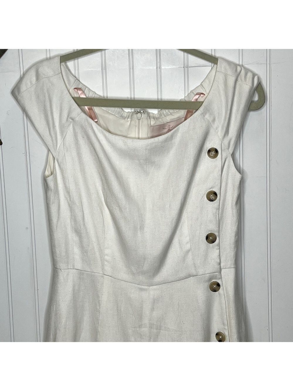 Gal Meets Glam Elegant Cream Jumpsuit Size 2 - Picture 3 of 16